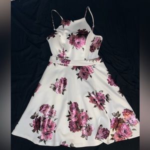 White Floral Dress